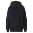 Фото #2 товара Puma Downtown Oversized Graphic Hoodie Tr Womens Black Casual Outerwear 53574701