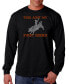 Фото #1 товара Men's This Ain't My First Rodeo Word Art Long Sleeve T-shirt