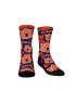 ფოტო #1 პროდუქტის Youth Boys and Girls Socks Auburn Tigers Allover Logo and Paint Crew Socks
