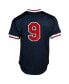 Фото #2 товара Men's Ted Williams Boston Red Sox 1990 Authentic Cooperstown Collection Batting Practice Jersey - Navy Blue