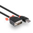 Фото #5 товара Lindy 1m DisplayPort to DVI Cable - 1 m - DVI-D - DisplayPort - Gold - 2.7 Gbit/s - Black