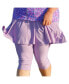 ფოტო #3 პროდუქტის Women's Plus Size Flared Swim Skort With Capri Leggings