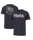 Фото #1 товара Men's '47 Navy Brooklyn Nets 2021/22 City Edition MVP Franklin T-shirt