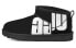UGG Classic Ultra Mini Chopd 牛反绒 经典迷你 雪地靴 女款 黑色 / Ботинки UGG Classic Ultra Mini Chopd 1126373-BLK