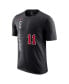 Фото #3 товара Men's DeMar DeRozan Black Chicago Bulls 2023/24 City Edition Name and Number T-shirt