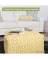 Фото #14 товара Links Ottoman Square Pouf with Removable Cover 27" x 17"