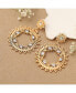 ფოტო #2 პროდუქტის Women's Circular Drop Earrings