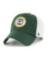 Men's Green, White Green Bay Packers Highline Clean Up Trucker Snapback Hat