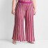Фото #1 товара Women's Striped Wide Leg Sweater Pants - Future Collective with Jenny K. Lopez