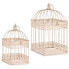 GIFT DECOR Set 2 Cage Metal Decoration35X18