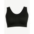 Фото #1 товара Joyspun Bra Women Small Black Nylon Spandex Pullover Comfort Bralette Solid