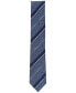 ფოტო #2 პროდუქტის Men's Gwen Stripe Slim Tie, Created for Macy's