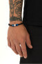 Stylish leather bracelet with beads B12218/19/21/23N