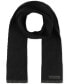 ფოტო #1 პროდუქტის Men's Tipped Rib Logo Scarf