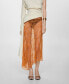 ფოტო #1 პროდუქტის Women's Asymmetric Embroidered Skirt