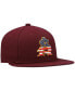 Фото #4 товара Men's Maroon Arizona State Sun Devils Patriotic On-Field Baseball Fitted Hat
