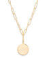 ფოტო #4 პროდუქტის Isla Initial Elongated Link Locket Necklace