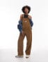 Levi's baggy fit cord dungarees in brown