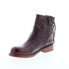 Фото #4 товара Bed Stu Craven F311010 Womens Brown Leather Slip On Ankle & Booties Boots