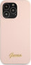 Фото #5 товара Guess Guess GUHMP13XLSLMGLP iPhone 13 Pro Max 6,7" jasnoróżowy/light pink hardcase Silicone Script Gold Logo Magsafe