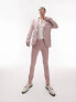 Фото #1 товара Брюки для свадьбы очень узкого кроя в розовом Topman