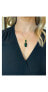 Фото #2 товара Rivka Friedman emerald Crystal Double Drop Pendant Necklace