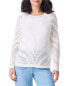 Фото #1 товара Nic+Zoe Petite Placed Pointelle Sweater Women's