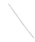 ფოტო #2 პროდუქტის Sterling Silver White Gold Plated Cubic Zirconia Round Stud Style Drop Pendant