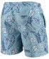 Men's Carolina Blue North Carolina Tar Heels Vintage-Like Floral Swim Trunks