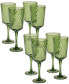 Фото #1 товара Набор стаканов сертифицированных международных зеленых алмазов, акриловых 8 шт. - универсальная посуда.