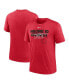 ფოტო #1 პროდუქტის Men's Heather Red Cincinnati Reds Home Spin Tri-Blend T-shirt