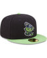 Фото #4 товара Men's Navy Hillsboro Hops Authentic Collection 59FIFTY Fitted Hat