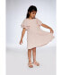 ფოტო #2 პროდუქტის Girl Seersucker Dress Blush Pink - Toddler|Child
