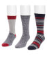 ფოტო #2 პროდუქტის Men's 3 Pair Pack Microfiber Boot Socks