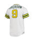 Фото #2 товара Men's Reggie Jackson White Oakland Athletics 1972 Cooperstown Collection Authentic Jersey