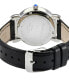 ფოტო #3 პროდუქტის Women's Ravenna Swiss Quartz Black Leather Watch 37mm