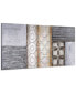 Фото #2 товара Stacked 1 Textured Metallic Hand Painted Wall Art by Martin Edwards, 30" x 60" x 2"