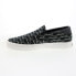 Фото #9 товара Lacoste Jump Serve Slip 0121 1 Mens Black Canvas Lifestyle Sneakers Shoes