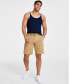 Фото #3 товара Men's Dyan Sleeveless Contrast Trim Tank, Created for Macy's