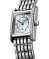 ფოტო #2 პროდუქტის Women's Swiss Mini DolceVita Diamond (1/2 ct. t.w.) Stainless Steel Bracelet Watch 22x29mm