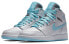 Фото #3 товара Кроссовки Jordan Air Jordan 1 Retro High White Still Blue GS 332148-106