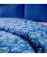 Фото #2 товара Indian Block Print- Recycled Plastic/Sustainable Cotton King Size Duvet Cover Set