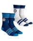 Men's and Women's Socks Winnipeg Jets Multi-Stripe 2-Pack Team Crew Sock Set
