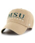 ფოტო #3 პროდუქტის Men's Khaki Michigan State Spartans District Clean Up Adjustable Hat
