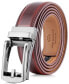 Фото #1 товара Men's Bristle Leather Linxx Ratchet Belt