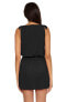 Фото #3 товара BECCA by Rebecca Virtue Breezy Basics Tie Shoulder Dress Cover-Up Black Size 2XL