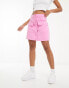 Y.A.S pocket detail mini skirt in pink