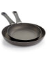 Classic 8" and 10.25" Nonstick 2-Piece Fry Pan Set, Black