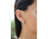 Round silver earrings AGU1153