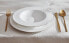 Rimmed bone china soup plate